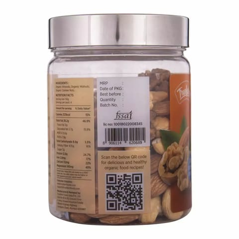Truefarm Foods Organic Roasted Mixed Nuts  250gm