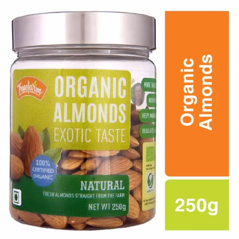 Truefarm Foods Organic Natural Almonds 250gm