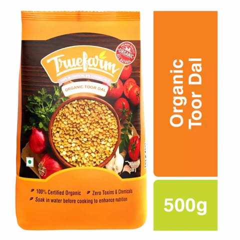 Truefarm Foods Organic Toor Dal 500gm