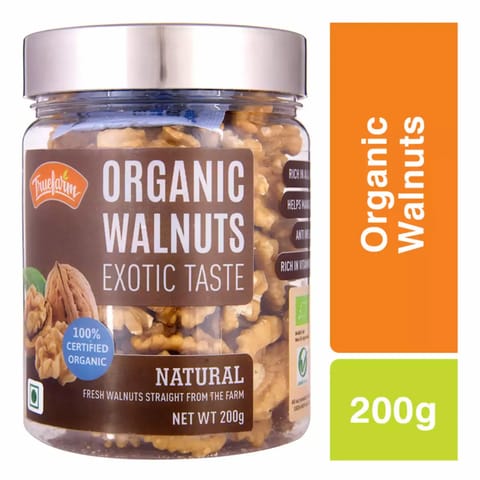 Truefarm Foods Organic Walnuts 200gm