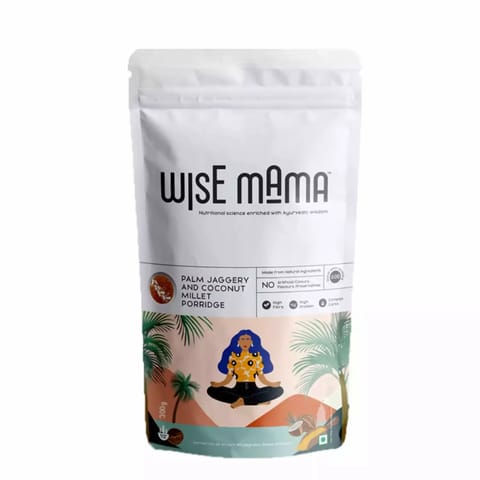 Wise Mama Palm Jaggery and Coconut Millet Porridge 300g