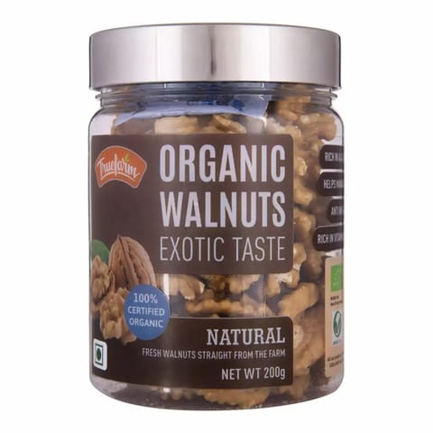 Truefarm Foods Organic Walnuts 200gm