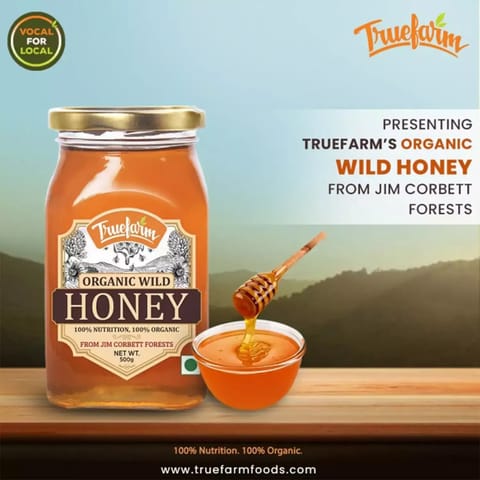 Truefarm Foods Organic Wild Honey 500gm