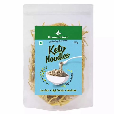 Homemakerz Keto Noodles Low Carb High Protein Zero Sugar Not Fried