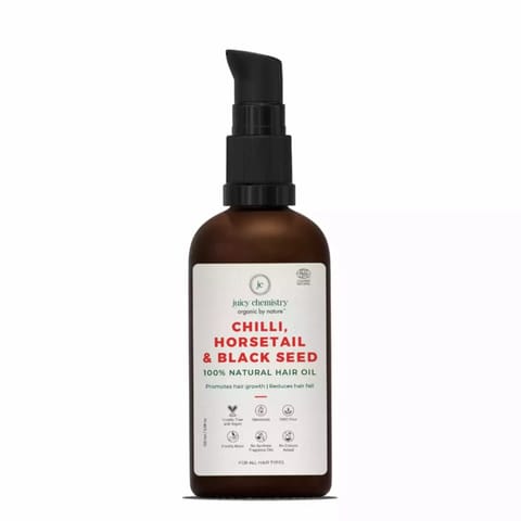 Juicy Chemistry Chilly, Horsetail and Black Seed Oil 100ml
