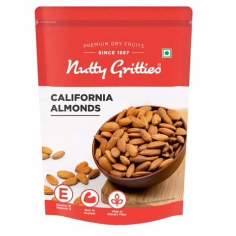 Nutty Gritties Jumbo California Almonds Badam Sanora 200g