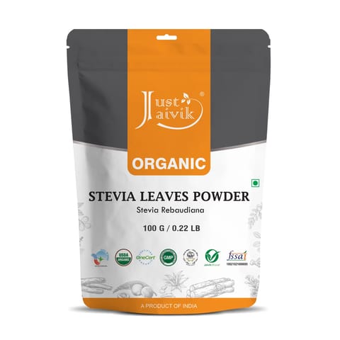 Just Jaivik Organic Stevia Powder 100 gms