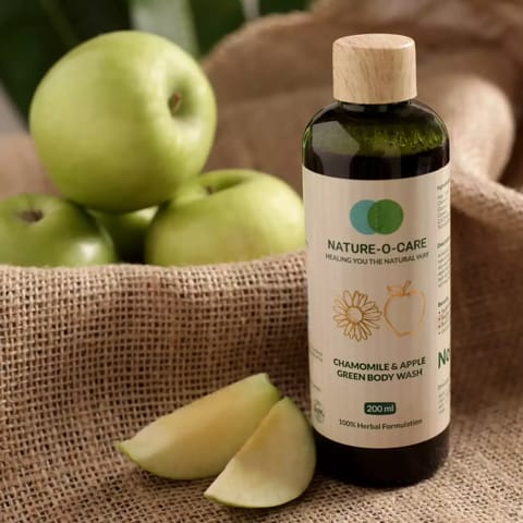Nature-O-Care Chamomile and Apple Green Body Wash,200ML