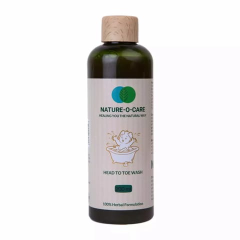 Nature-O-Care Head To Toe Wash, 200ml Sulphate and Paraben Free