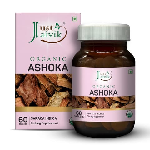 Just Jaivik Organic Ashoka Tablets 600mg 60 counts
