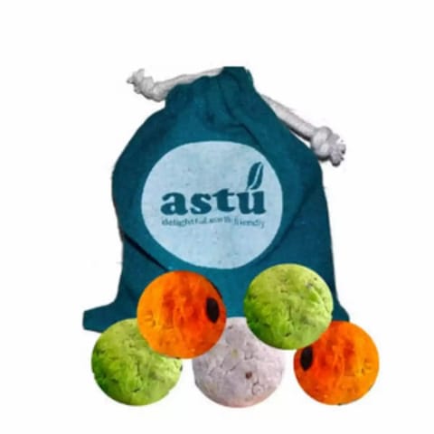 Astu Eco Seed Balls Set Of 5 in Reusable Potli Purposeful Journeys