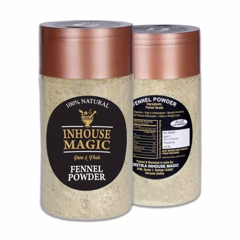 Inhouse Magic Fennel Powder /pack of two/ 150gm each150gm