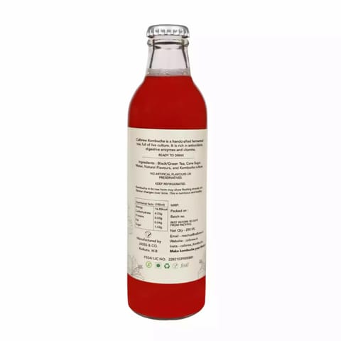 Calbrew Kombucha Rich Hibiscus Flavour 250 ml