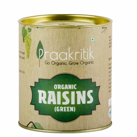 Praakritik Organic Green Raisins 200gms
