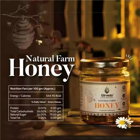 Girveda Natural Farm Honey 200gm