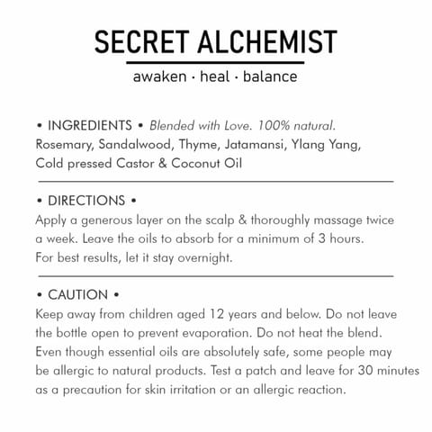 Secret Alchemist Nourish hair Growth oil 50 ml