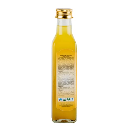 Praakritik Organic Apple Cider Vinegar with Ginger and Turmeric 250ml