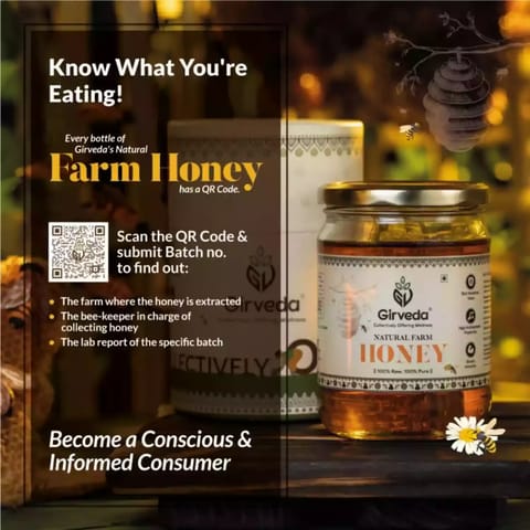 Girveda Natural Farm Honey 600gm