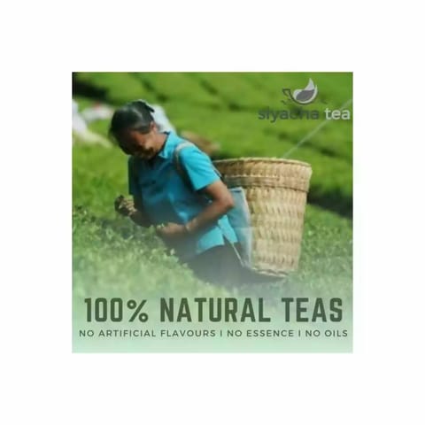 Siyacha Tea Herbal Stress Free Chai Decaffeinated Beverage 50g Makes 25 Cups