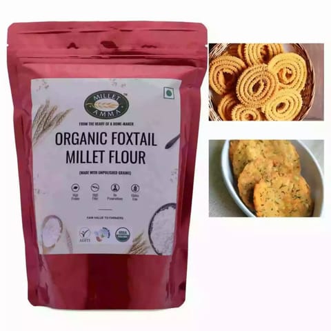 Millet Amma Foxtail Millet Flour Organic 500gm