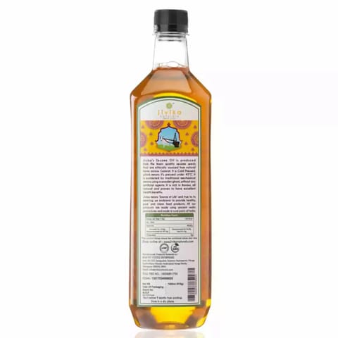 Jivika Naturals Cold Pressed Sesame Oil (1L)