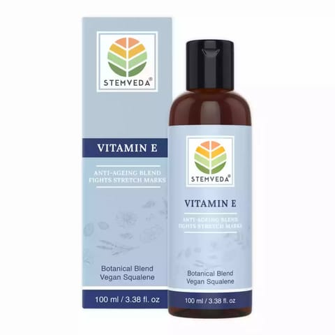 STEMVEDA Botanical Vitamin E Serum for Stretch Marks Scars and Dry Skin 100ml