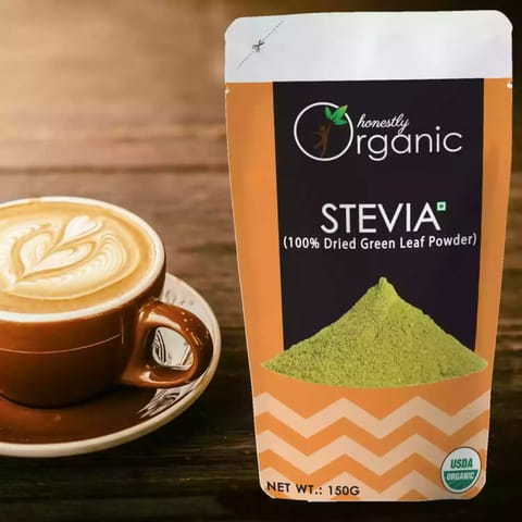 D Alive Honestly Organic Stevia Leaf Powder 150g Pack of 2