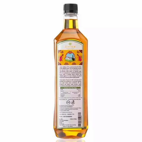 Jivika Naturals Cold Pressed Safflower Oil 1L