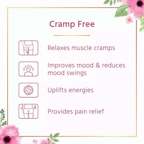 Arogamic Cramp Free Aromatherapy Spray for Menstrual Cramps 8ml