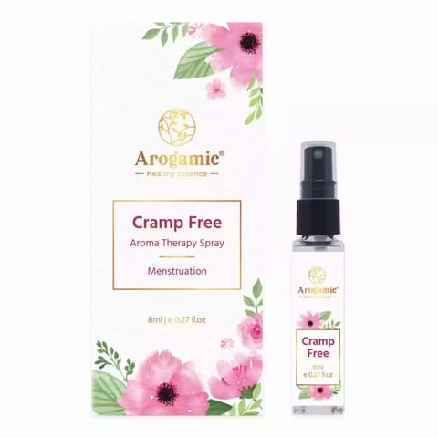 Arogamic Cramp Free Aromatherapy Spray for Menstrual Cramps 8ml