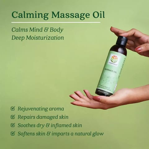 STEMVEDA Calming Body Massage Oil For A Relaxing Spa Experience 200ml