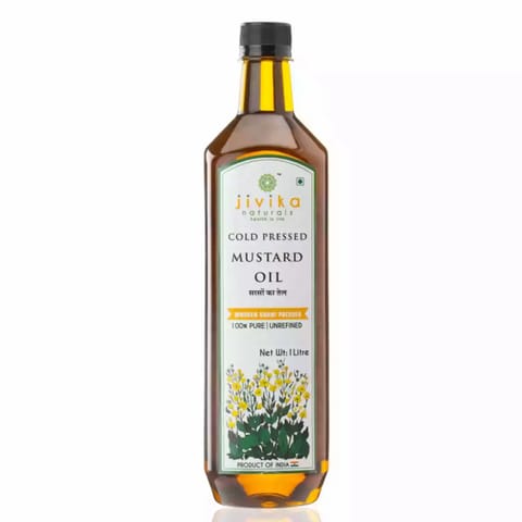 Jivika Naturals Cold Pressed Mustard Oil 1L