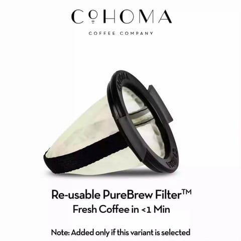 Cohoma Roasted Coffee Colombian Decaf with Pure Brew Filter 250g