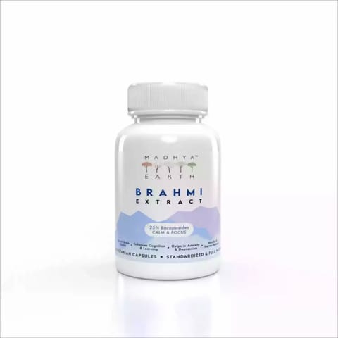 Madhya Earth Brahmi Extacts Capsules (100 gms, 60 Capsules)