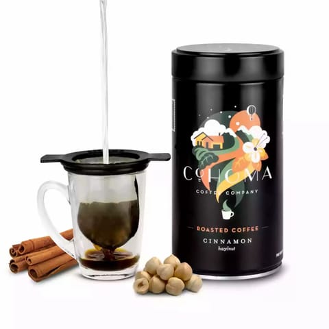 Cohoma Roasted Coffee Cinnamon Hazelnut with PureBrew Filter 250g