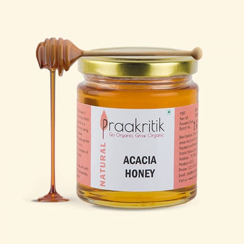 Praakritik Natural Acacia Honey 250 Grams