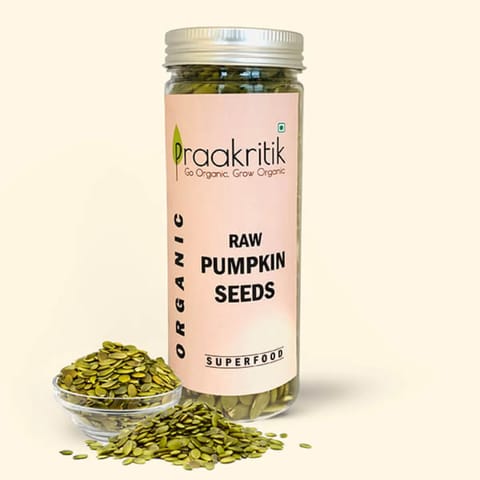 Praakritik Organic Raw Pumpkin Seeds 200 grams