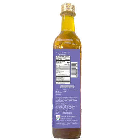Praakritik Organic Cold Pressed Flaxseed Oil 500 ML