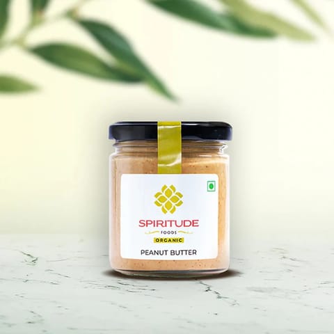 Spiritude Organic Unsweetened Peanut Butter 200 gms