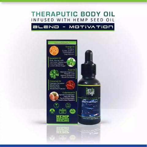 Cure By Design Therapeutic Healing Blend Motivation 30ml
