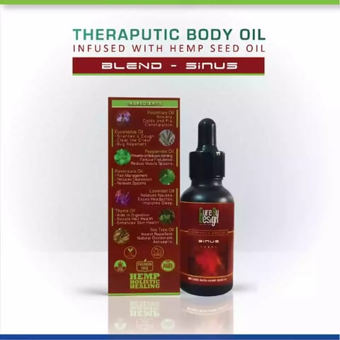Cure By Design Therapeutic Healing Blend Sinus 30ml