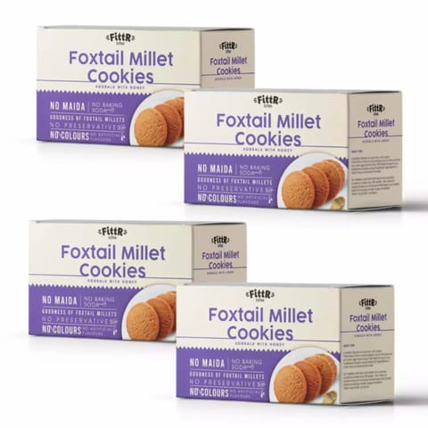 FittR Foxtail Millet Cookies (Pack of 4)