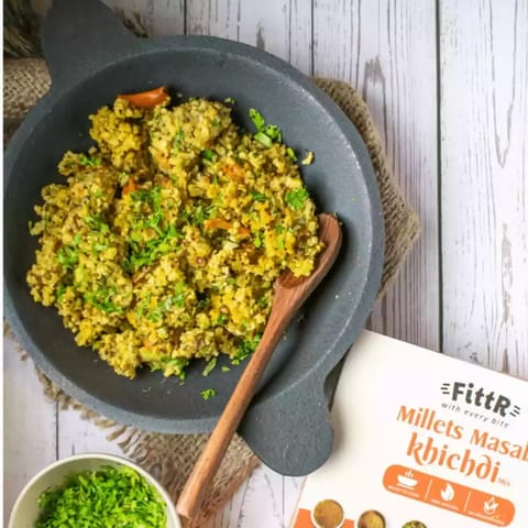 FittR Bites Millets Khichdi Mix (Pack of 2, Each of 200 gms)