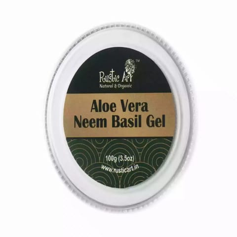 Rustic Art Aloe Vera Neem Basil Gel 100 gms