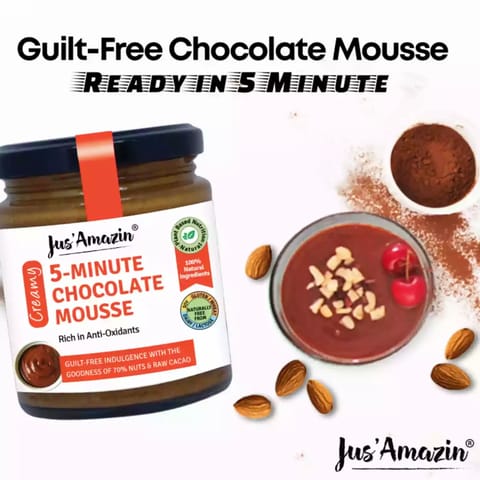 Jus Amazin 5 Minute Chocolate Mousse 200g