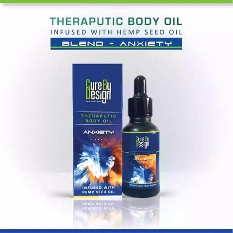 Cure By Design Therapeutic Healing Blend Anxiety 30ml