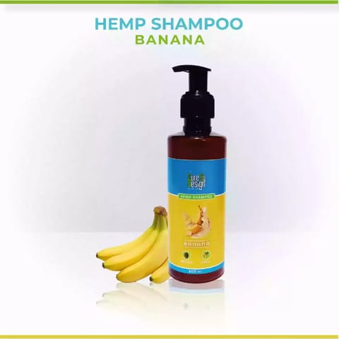 Cure By Design Hemp and Banana Shampoo 200ml