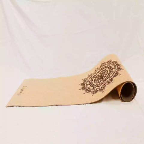 Dvaar Mandala - The Shakti Series of the Cork Mat (70 x 24 inches)