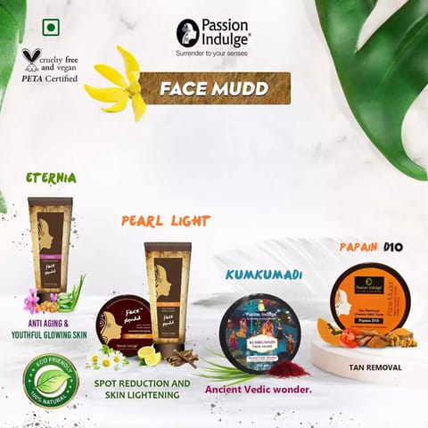 Pearl Light Face Mudd Pack for Skin Brightening and Spot Reduction - 250gm