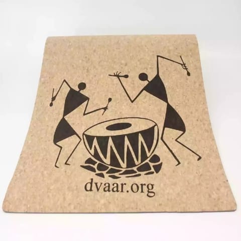 Dvaar Vaadya - The Shakti Series of the Cork Mat (70 x 24 inches)